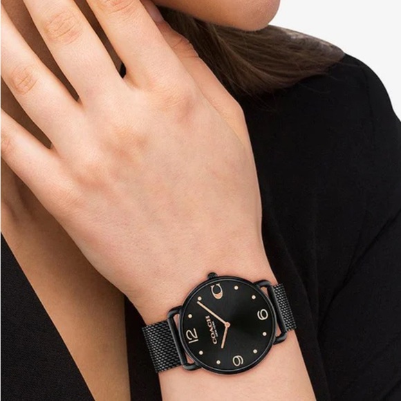 Coach Black and rose gold watch - Picture 3 of 6